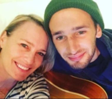 Gayle Gaston's daughter Robin Wright and grandson Hopper Jack Penn